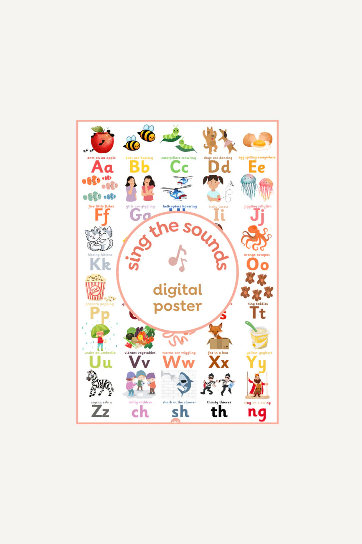 Sing the Sounds Poster: Digital Resource