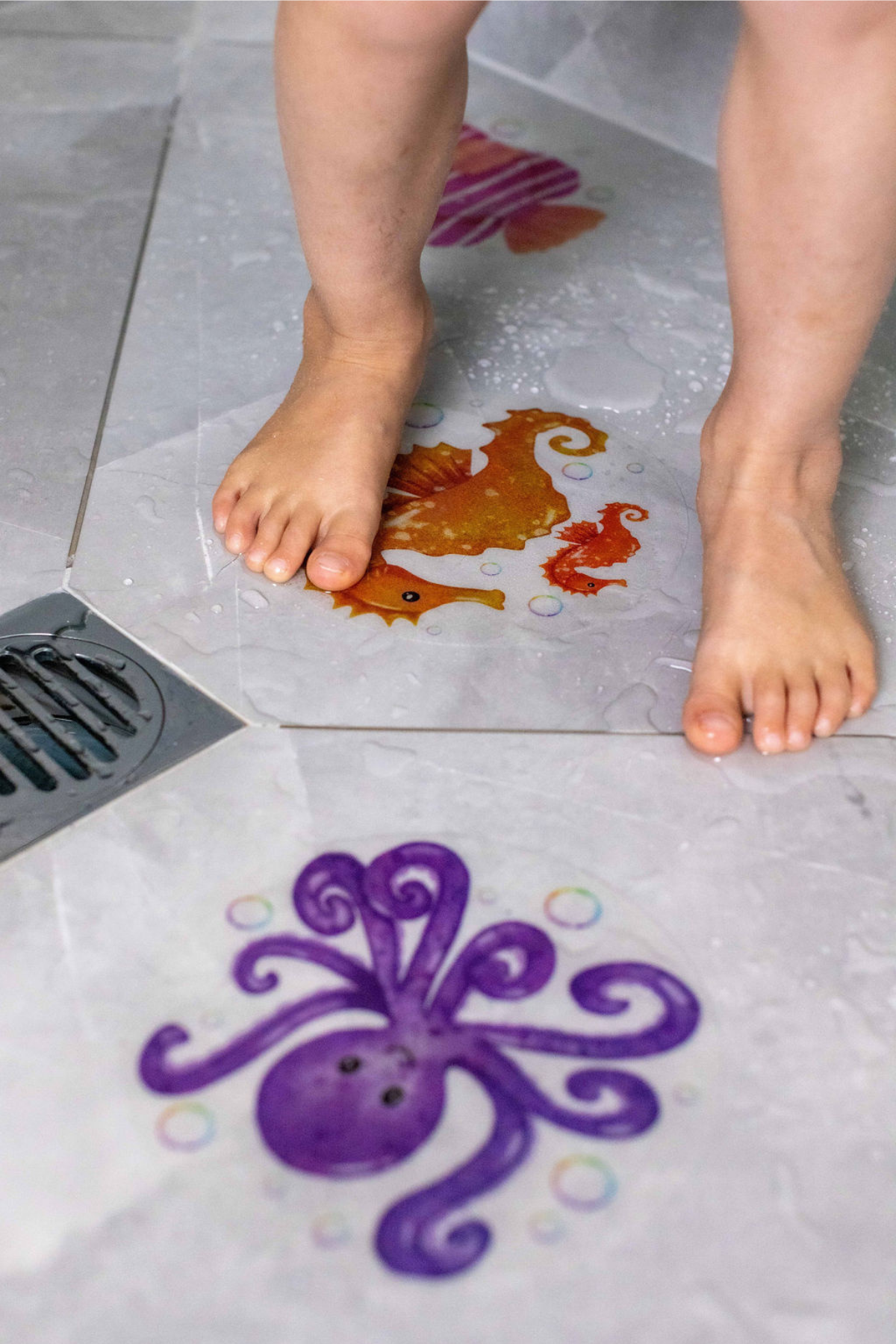 Slip-Safe Bath Spots - Ocean Friends