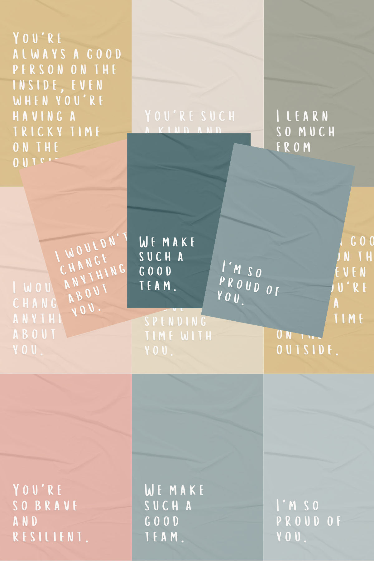 Kind Words For Kids: Poster