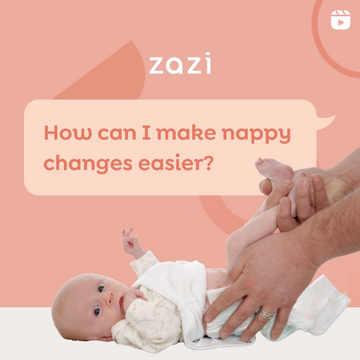 How can I make nappy changes easier?