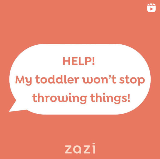Help! My toddler won't stop throwing toys