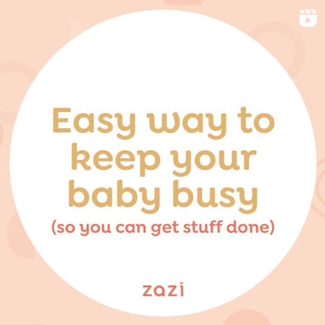 Easy way to keep your baby busy