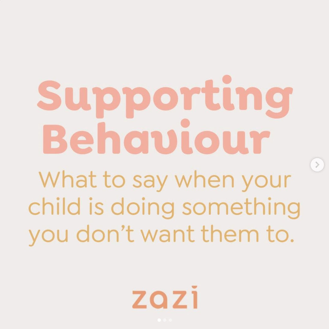 Supporting Behaviour: What to say when your child is doing something you don't want them to do