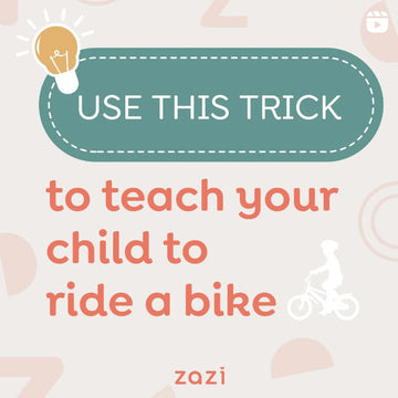 Use this trick to teach your child to ride a bike