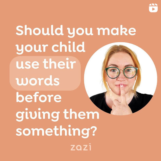 Make your child 'use their words'