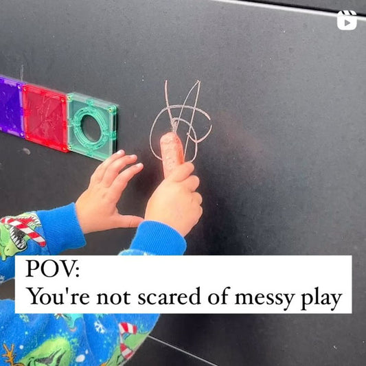 POV: You're not scared of messy play...