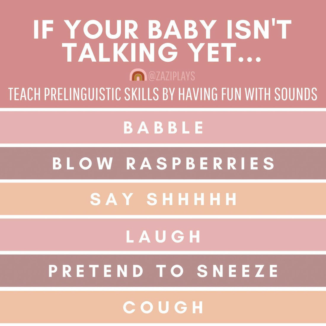 If your baby isn't talking yet