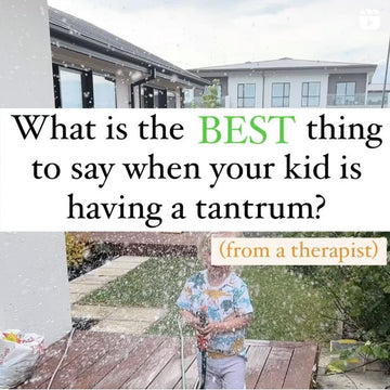 Whats the best thing to say when your kid is having a tantrum