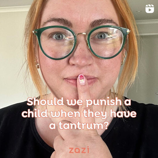 Should we punish a child when they have a tantrum?