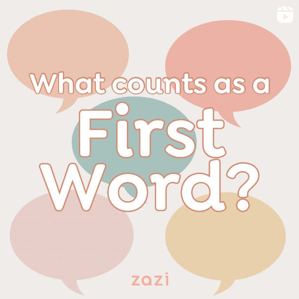 What counts as a first word?