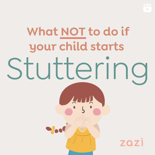 What NOT to do if your child starts stuttering