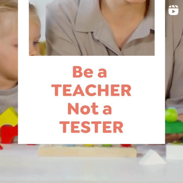 Be a Teacher, not at Tester