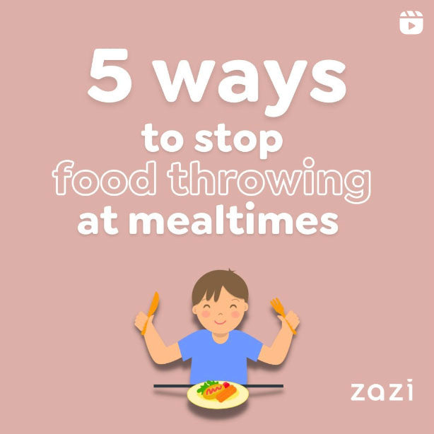 5 Ways to Stop Food Throwing at Mealtimes