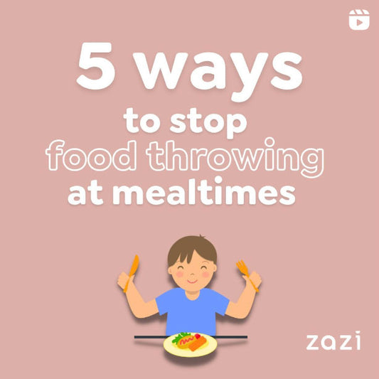 5 Ways to Stop Food Throwing at Mealtimes