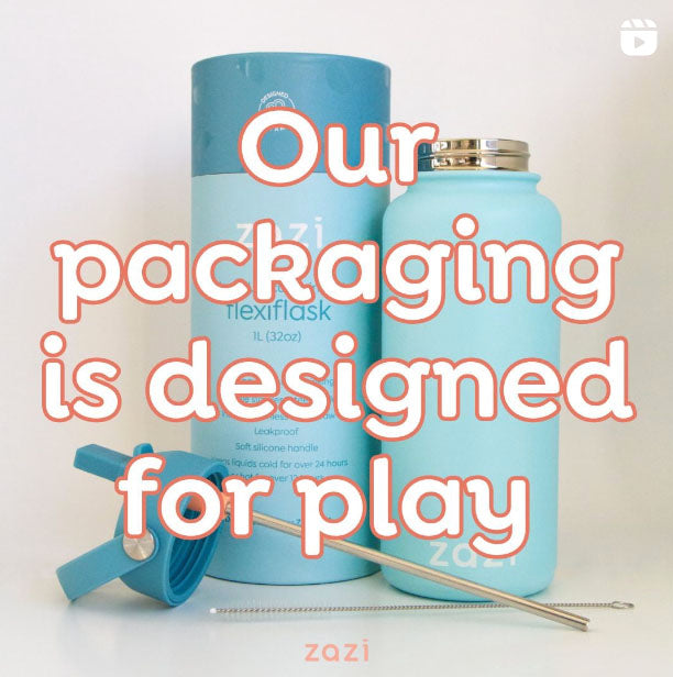 Our Packaging is Designed for Play