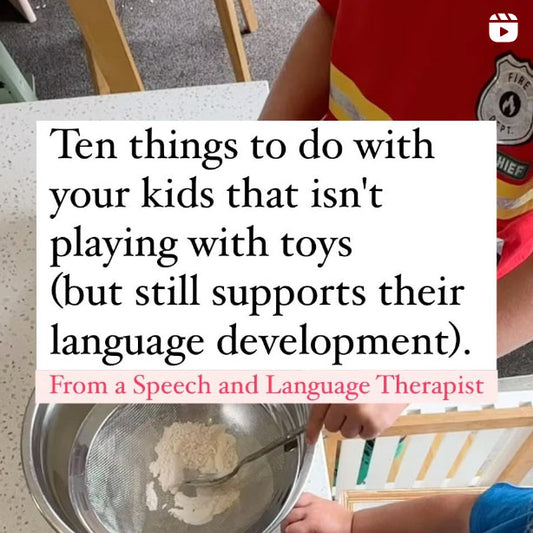 Ten things to do with your kid that isn't play with toys