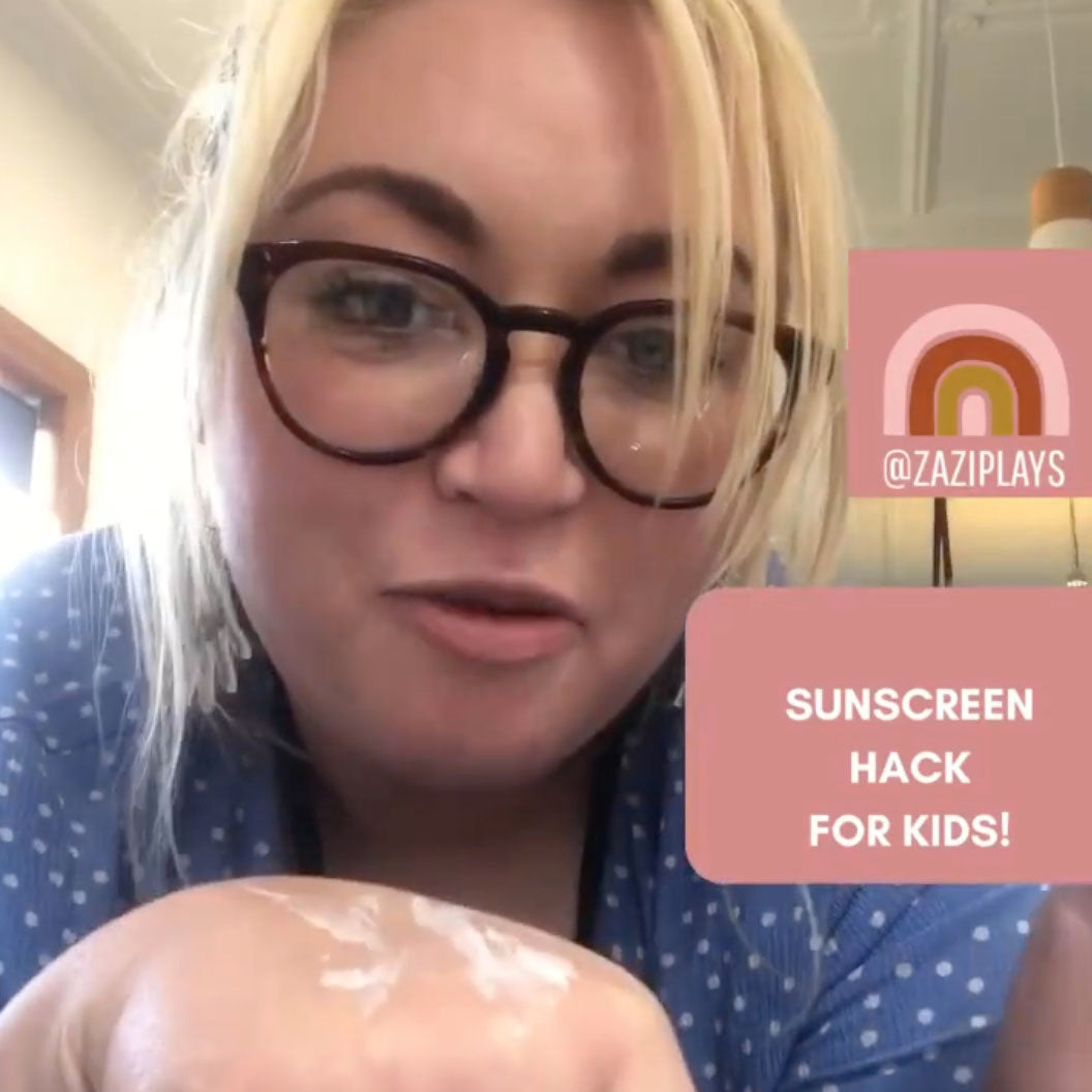 The ultimate sunscreen hack for kids!