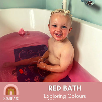 Exploring Colours: Red Bath