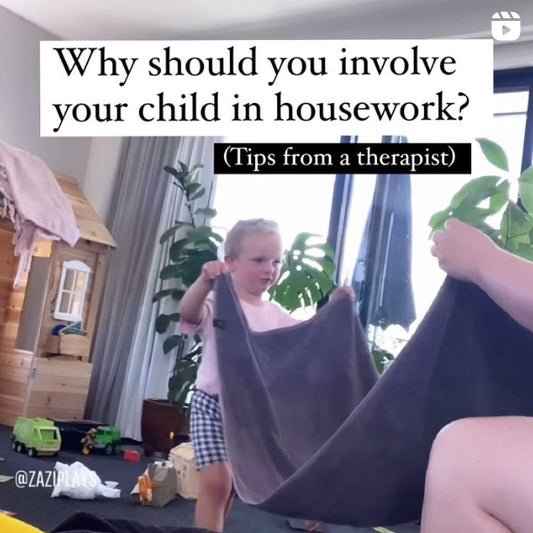 Why should you involve your child in housework?