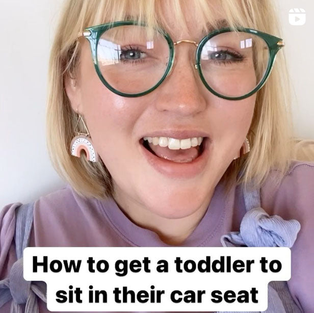 How to get a Toddler to sit in their Car Seat