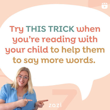 Try this trick when reading with your child..
