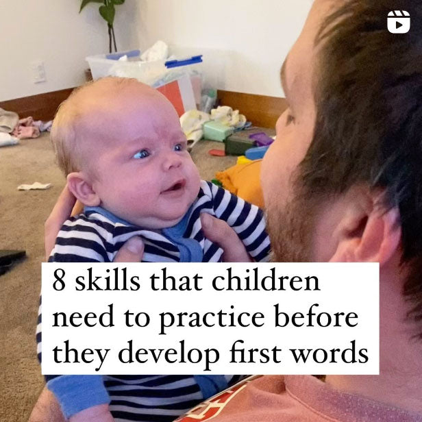 8 Skills that Children need to practice before they develop first words