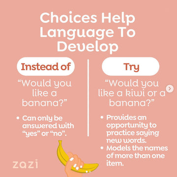 Language Development Tip: Choices Help Language to Develop