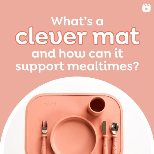 What's a clever mat and how can it support mealtimes?