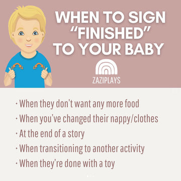 When to Sign 'Finished' to your Baby