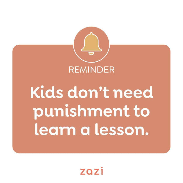 Kids don't need punishment to learn a lesson