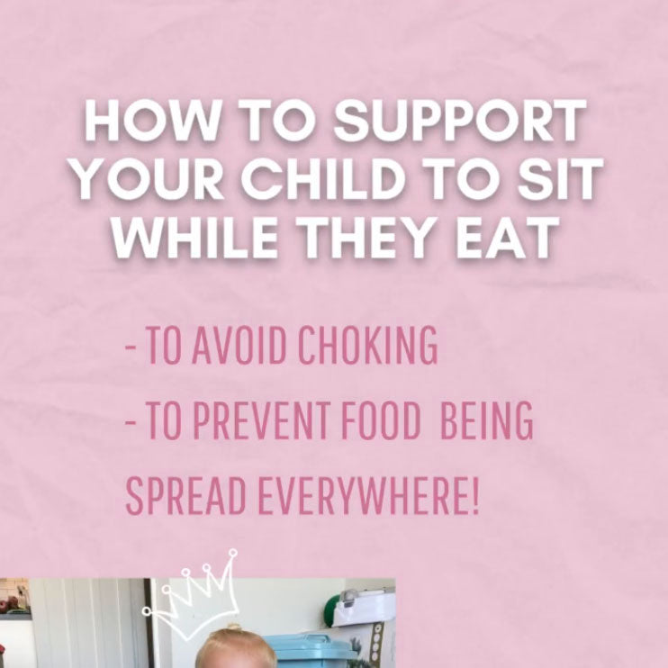 How to support your child to sit while they eat