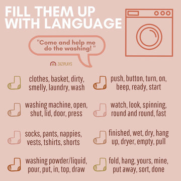 Fill them up with Language: Washing Edition