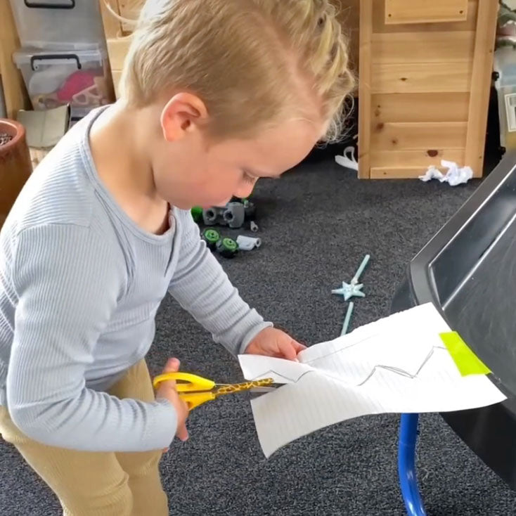 Fine Motor Hack: Cutting and Sticking ✂️