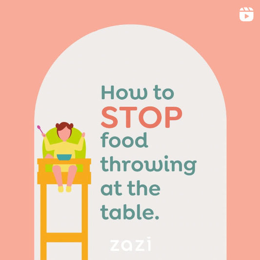 How to Stop Food Throwing at the Table