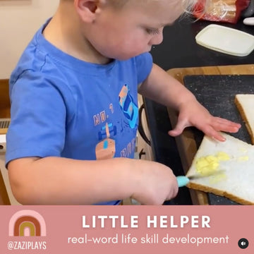 Little Helper: Spreading Butter