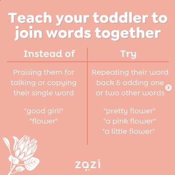 Teach your Toddler to Join Words Together
