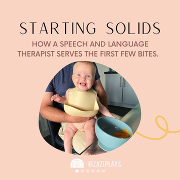 STARTING SOLIDS. How I tackle it as a Speech and Language Therapist