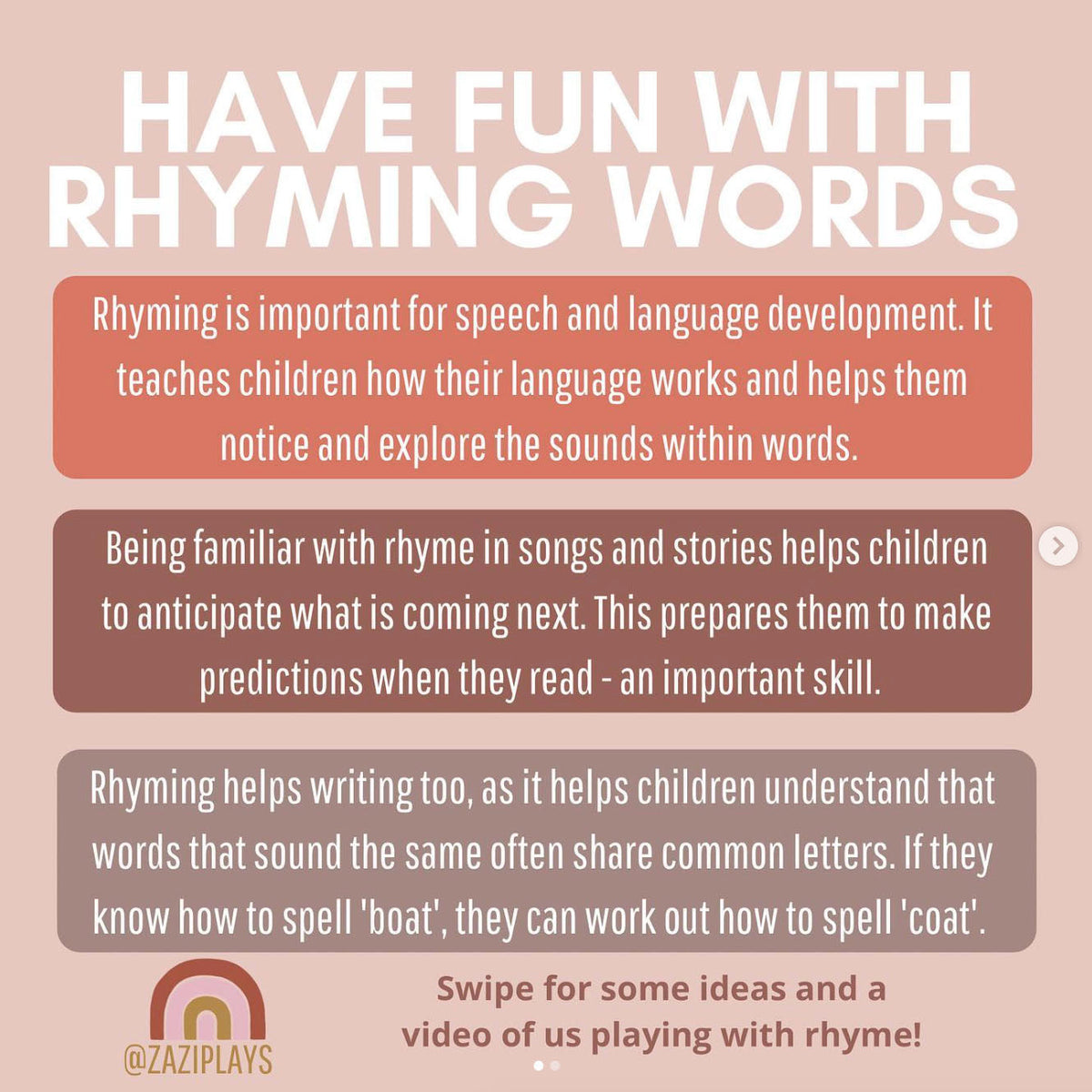 Have Fun with Rhyming Words – Zazi