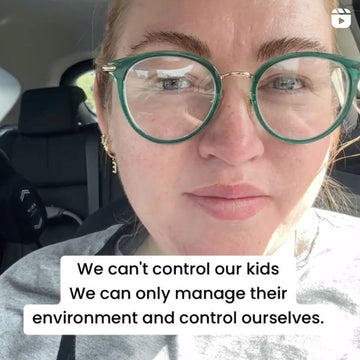 Can't control our kids but we can manage their environment and control ourselves