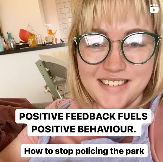 Positive Feedback Fuels Positive Behaviour: How to Stop Policing the Park