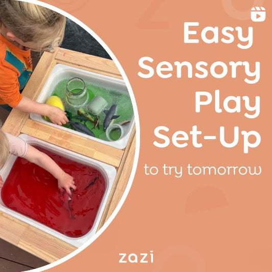 Easy Sensory Play Set-up