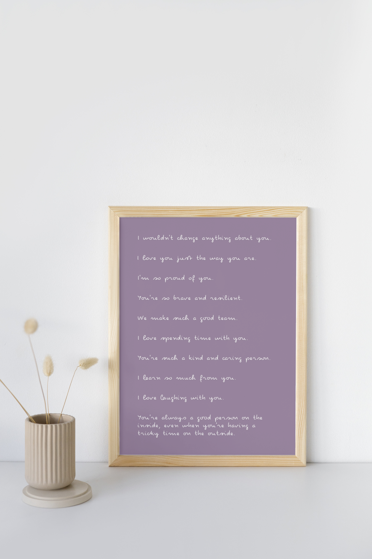 Kind Words For Kids: Poster