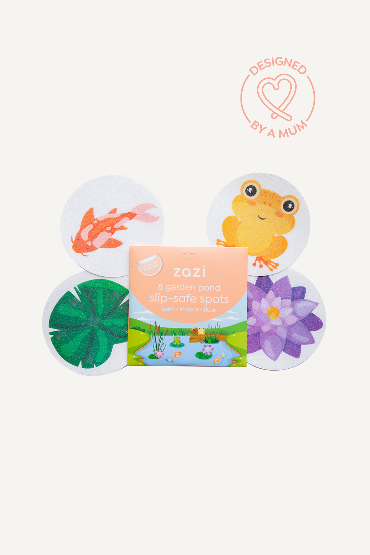 Slip-Safe Bath Spots - Garden Pond