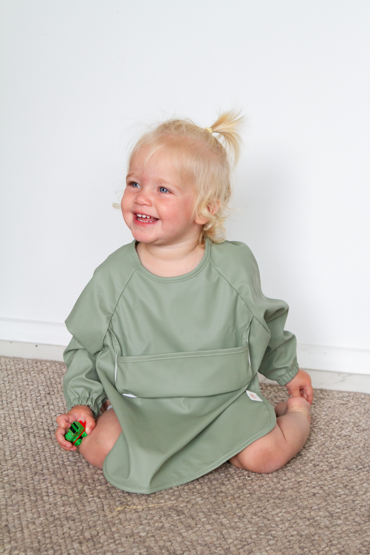 Sleeved Bib - Sage
