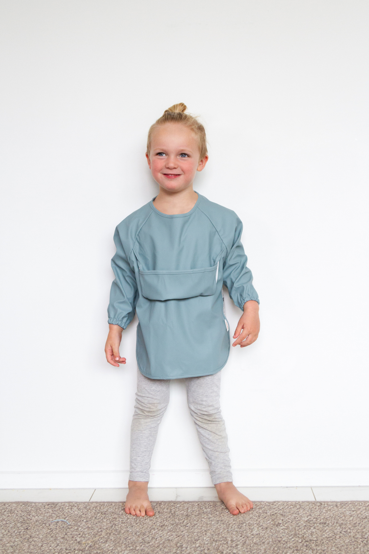Sleeved Bib - Sky
