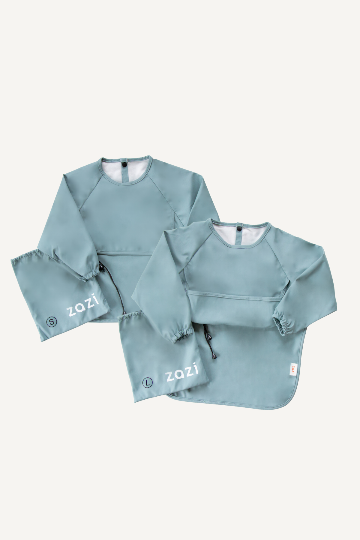 Sleeved Bib - Sky