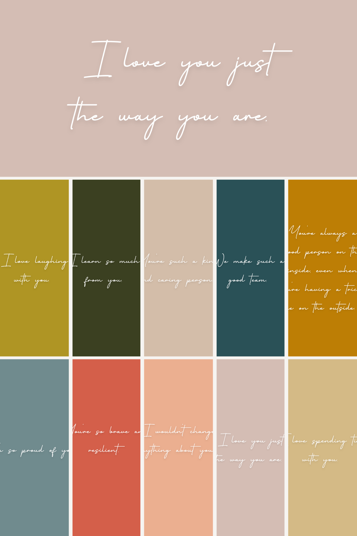 Kind Words For Kids: Poster